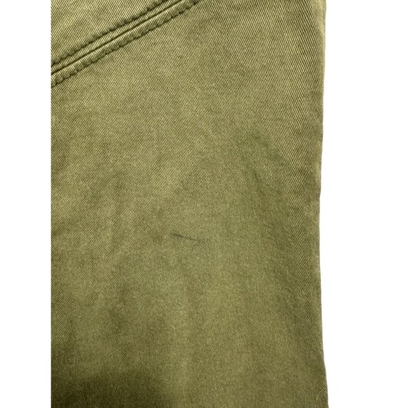 EUC TALBOTS Signature Size 12 Olive Green Pants Zippered Legs - Picture 5 of 11
